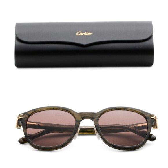 Cartier Tortoise Shell Classic Sunglasses
